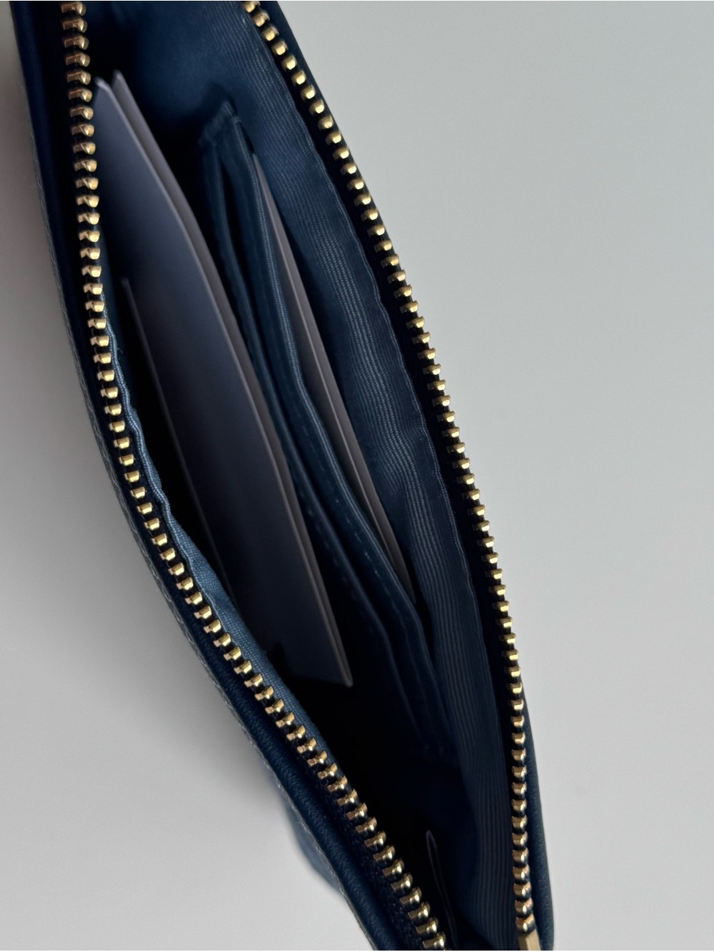 Coach Denim Signature Zip Wristlet - Dark Blue - Picture 4 of 4